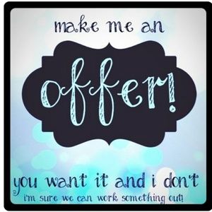 Reasonable offers are happily entertained, but ple